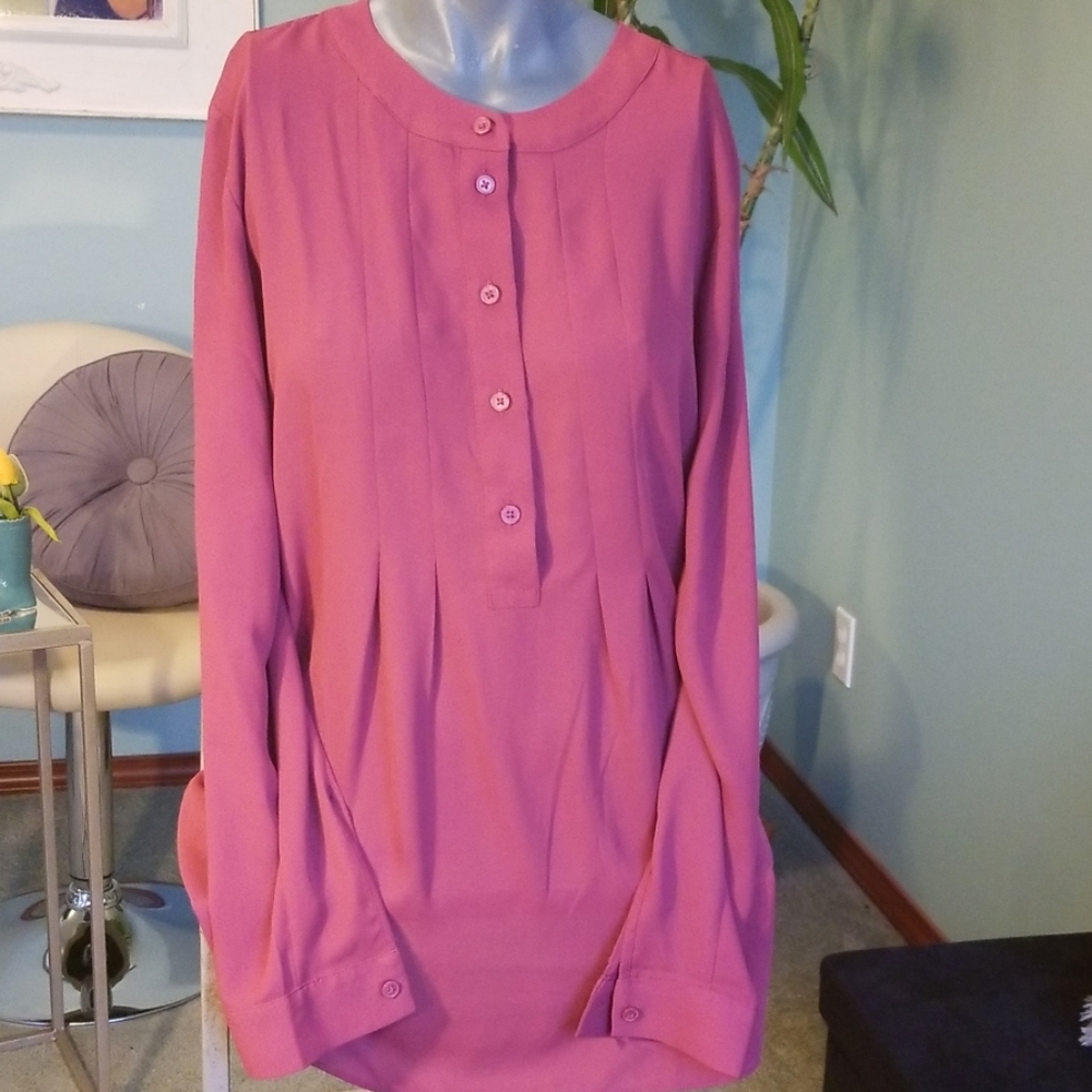 Banana Republic maroon blouse